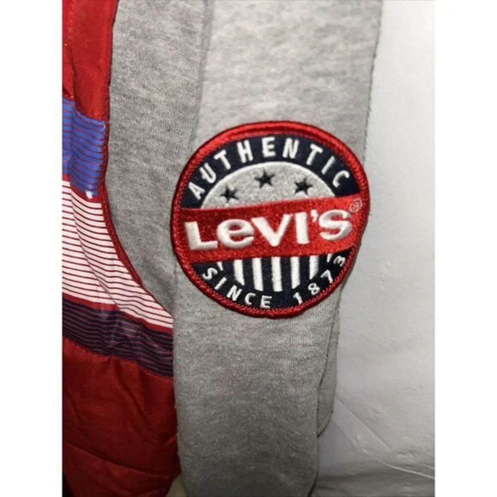 Kids‎ Levi's 2fer Puff VestRed Grey Small